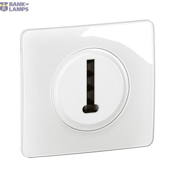 PRISE TELEPHONE COMPL BLANC image 1