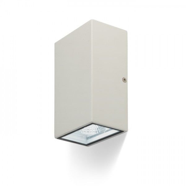 DIXIE 10x16 wall white 230V LED 2x5W 84° IP54 3000K image 1