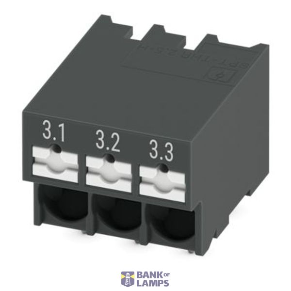 SPT-THR 2,5/ 3-H-5,0P26BD:-3.3 - PCB terminal block image 1