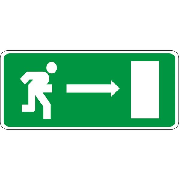 Safety sign - Al - Dimensions: 220x100 mm image 1