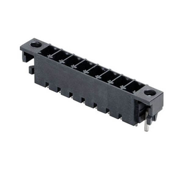PCB plug-in connector, male header, Solder flange, THT/THR solder connection, 3.81 mm, Number of poles: 14, 180°, Solder pin length (l): 1.5 mm, tinned, black, Box image 2