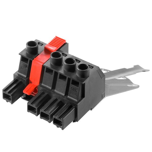PCB plug-in connector, female plug, 10.16 mm, Number of poles: 4, 180°, Clamping yoke connection, Clamping range, max. : 16 mm², Box image 1