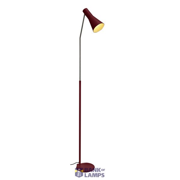 PHELIA floor stand, wine red, E27 image 1
