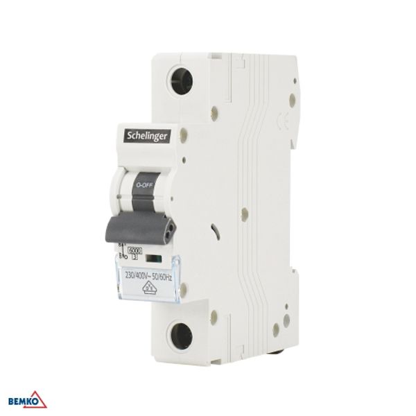 OVERCURRENT CIRCUIT BREAKER 6KA 1P C 20A VDE SCHELINGER image 1