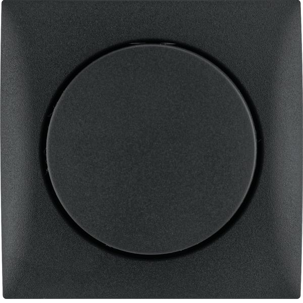 Rotary Potentiometer 1-10V with Setting Knob/Frame, Soft Lock, Anthrac image 1