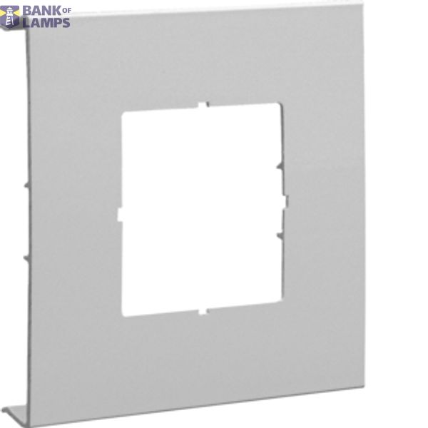 R 6471 Grey 7035 Pre-cut lid 1gang image 1