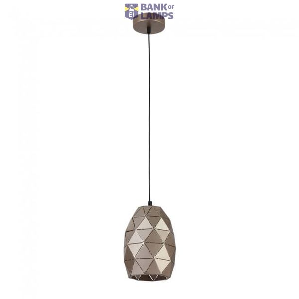 Pendant Louvre Pendant Lamp Brass image 1
