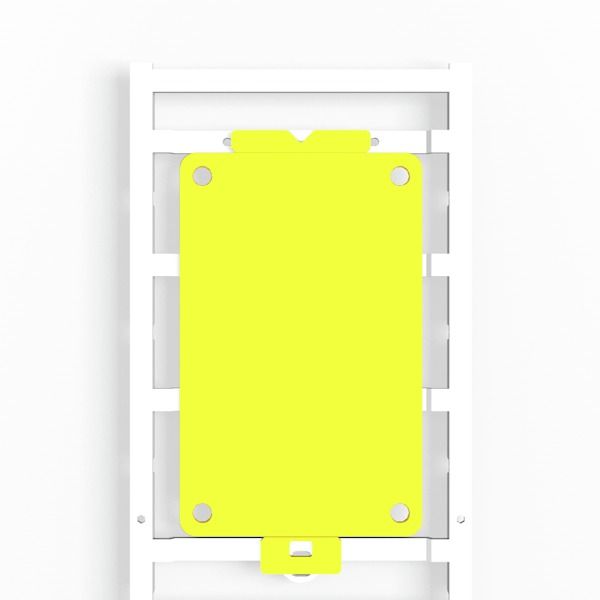 ClipCard, Device markers, 54 x 85 mm, With hole, yellow image 2