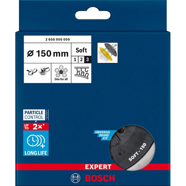 EXPERT Multihole Backing Pads for Bosch 15 mm, Soft image 3