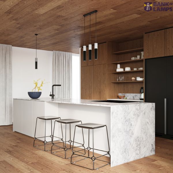 HANGING LAMP BORGIO 1 BLACK GU10 1X40W IP20 image 6