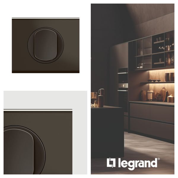 PLATE 2 GANG SATIN DARK NICKEL image 5