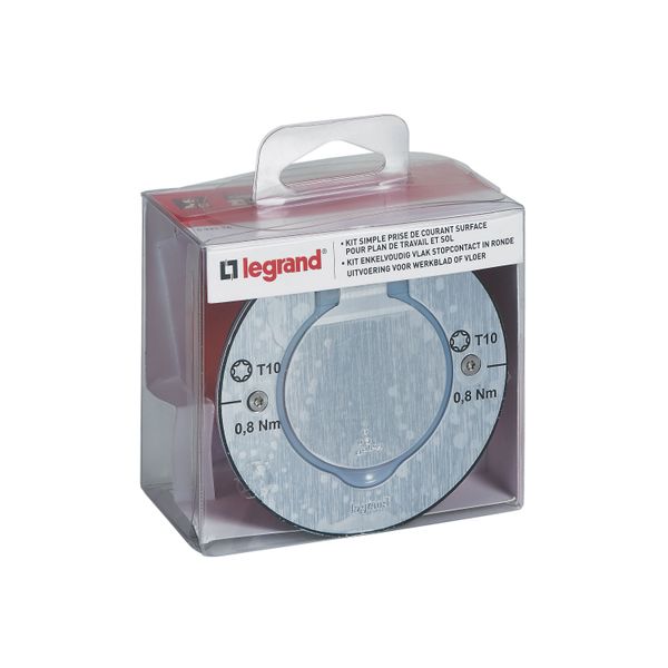 ROUND FLOOR AND WORKTOP SOCKET KIT image 3