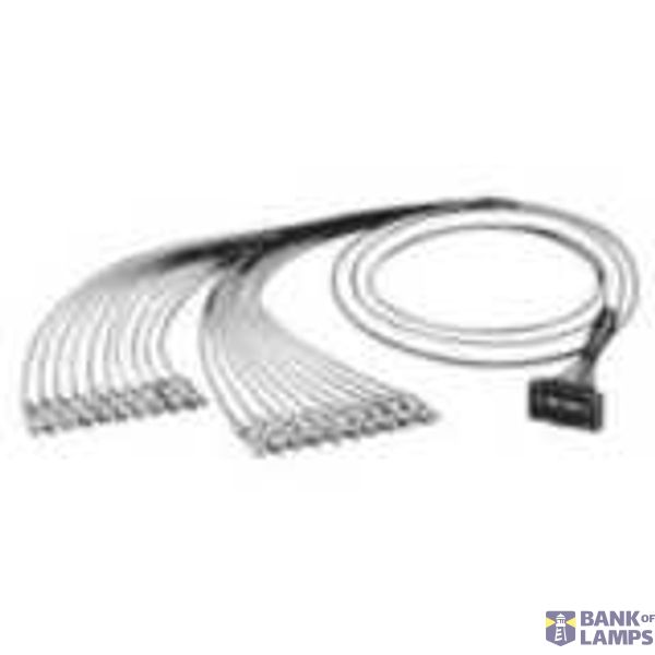 I/O connection cable, unshielded, MIL20 to open ends, 1 m XW2Z0493D image 1