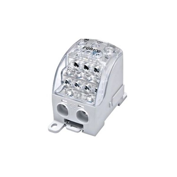 Main branch terminal,1p.,400A, 1x120 + 2x35 + 3x25 + 4x16mmý image 1