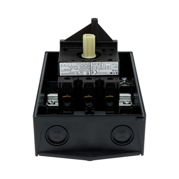 P3-63/I3/SVB-SW On-Off switch, P3, 63 A, surface mounting, 3 pole, STOP function, With image 32