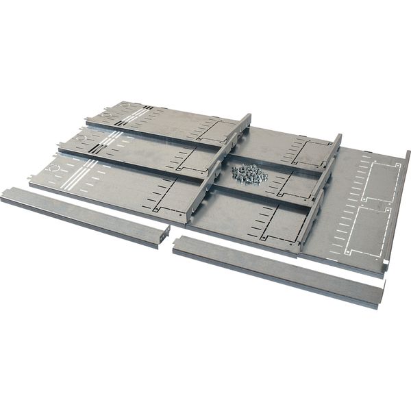 XLACB04 Modular partition side wall for Width = 400mm, IP20, galvanized image 4