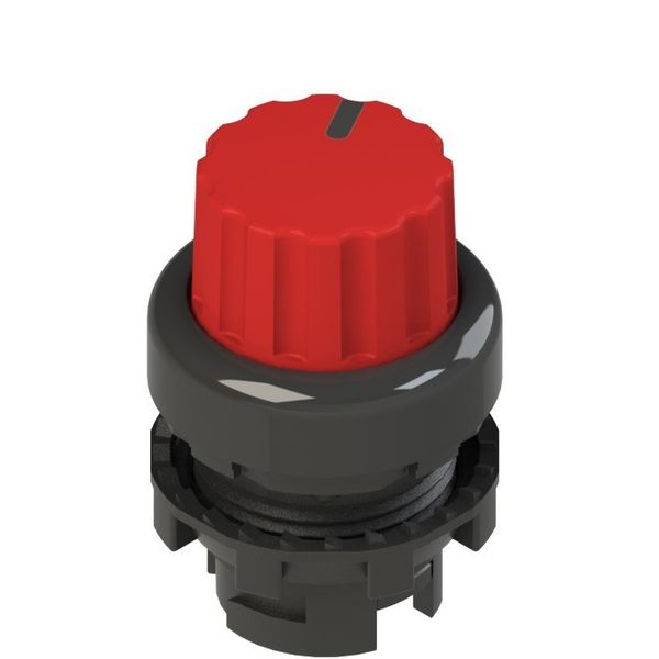 Knob selector, 2 positions red with marking image 1