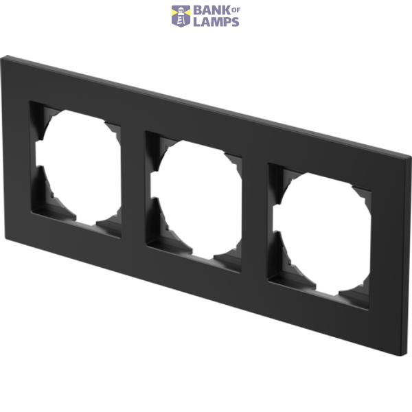 COVER PLATE FLAT 3 BK 4326778 image 2