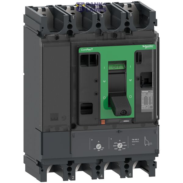 NSX400N 50kA AC 400A TMD 4P4D image 1