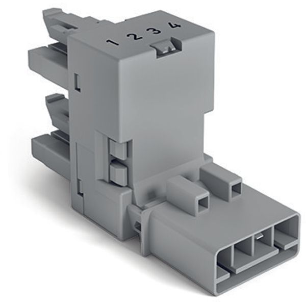 h-distribution connector 4-pole Cod. B light green image 4