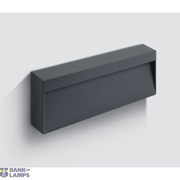 ANTHRACITE WALL LIGHT 7W WW IP54 230V image 1