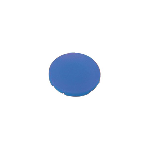 M22-XD-B Button plate, flat blue, blank image 4