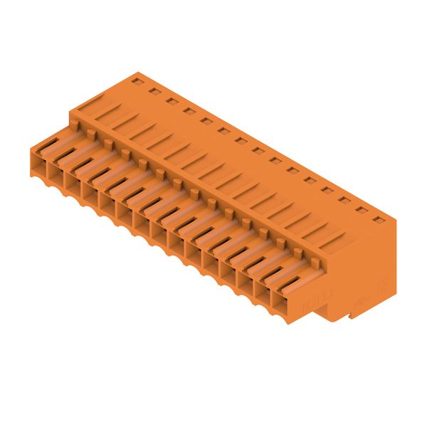 PCB plug-in connector, female plug, 3.50 mm, Number of poles: 15, 180°, Tension-clamp connection, Clamping range, max. : 1.5 mm², Box image 2