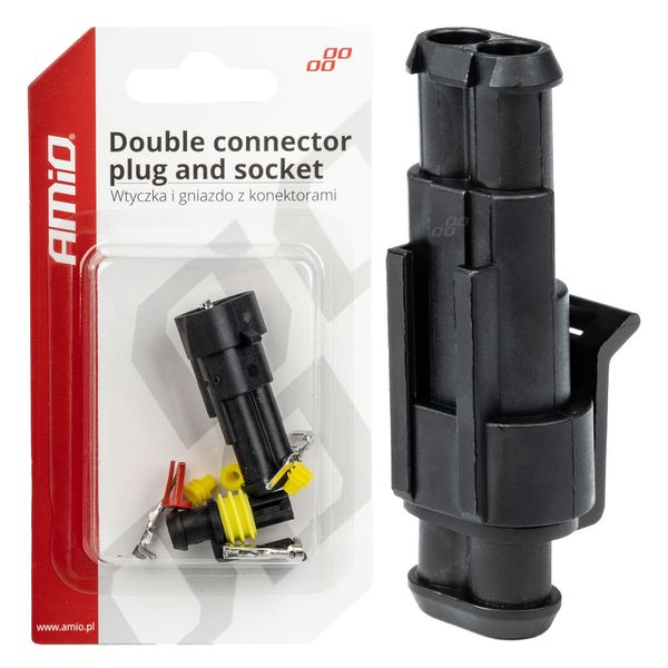 Connector plug and socket set AMIO-03518 image 1