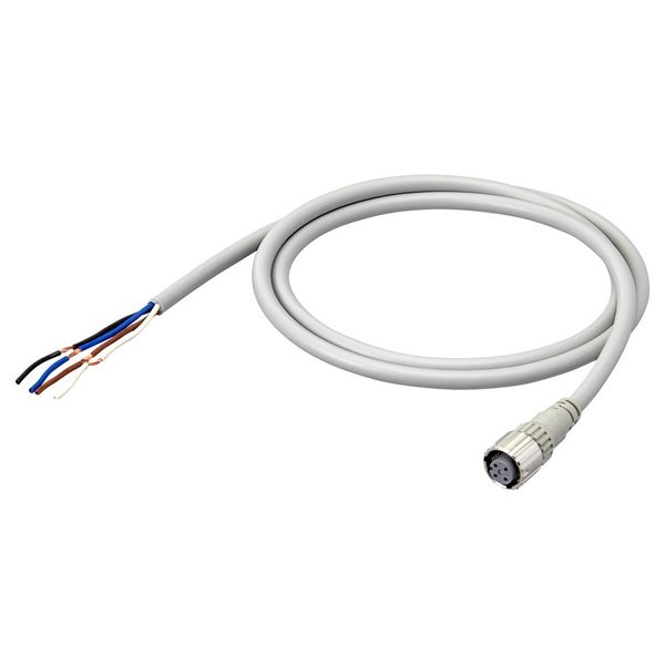 Sensor cable, Smartclick M12 straight socket (female), 4-poles, A code XS5F0026G image 3