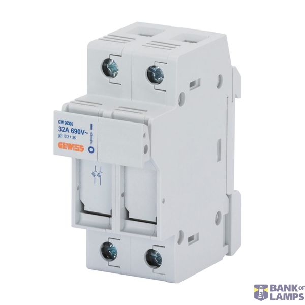 DISCONNECTABLE FUSE-HOLDER - 2P 8,5X31,5 400V 20A - 2 MODULES image 3