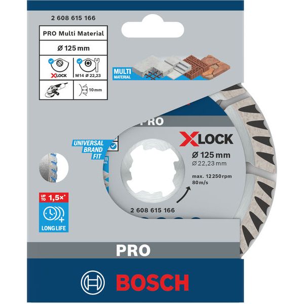 X-LOCK Standard for Universal 125x22.23x2x10 image 2
