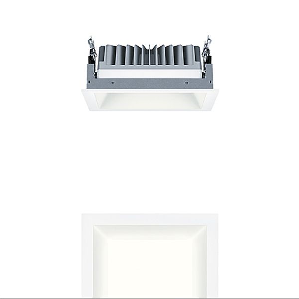 PANOS EVO Q190L 15W 830 LDO WH WH - LED ceiling-recessed luminaire image 1