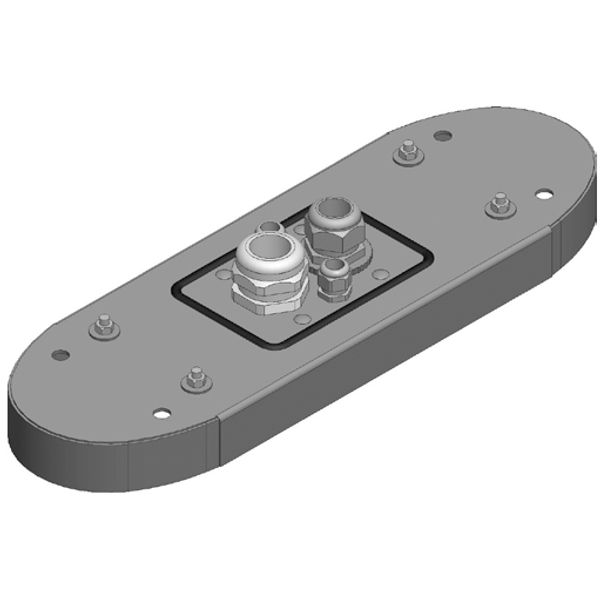 Charging station accessory Ground mounting box image 1