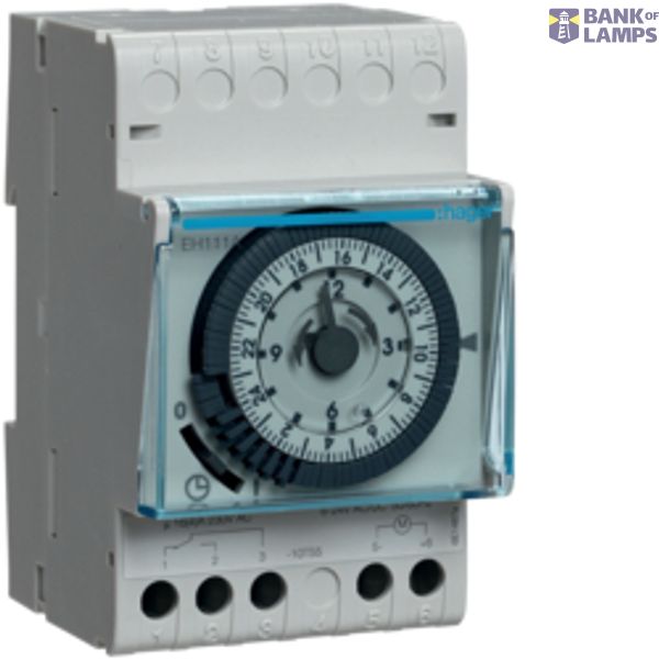 TIMER SWITCH 24H WITH RESERVE 3M 6-24V AC/DC image 1