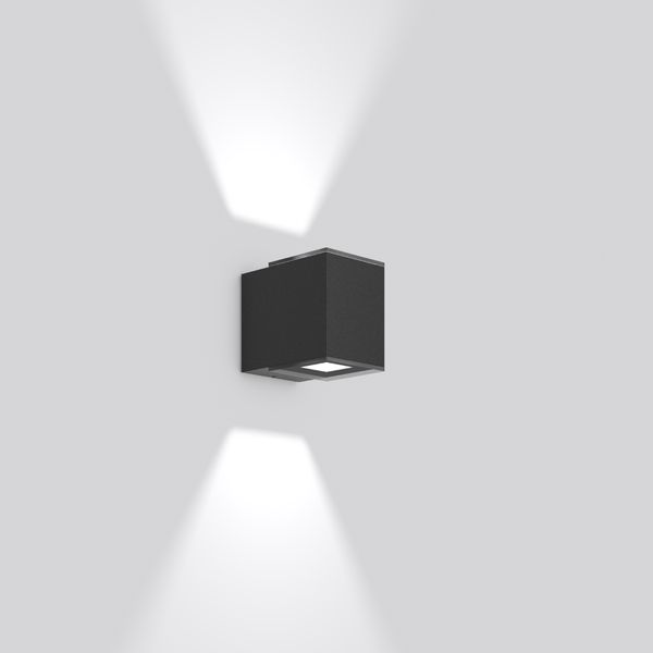 Zono, 6,2 W, 220 lm, 830, anthracite, on/off Wall luminaires, L 100 B  image 1