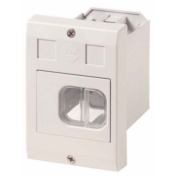 E-PKZ01-G Insulated enclosure, E-PKZ0, H x W x D = 129 x 90 x 115 mm, flush-mounted, + activation membrane image 1