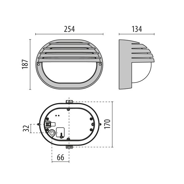 EKO19 GRILL LED 830 BLACK 6.5W image 5