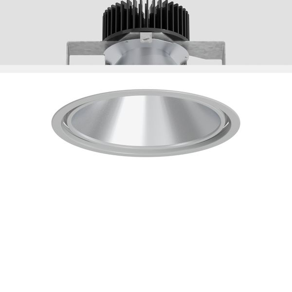 PASCALA round, 30 W, 2900 lm, 827-865, silver, DALI Recessed downlight image 1