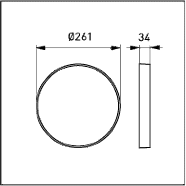 Decorative ring For AVR320 luminaires, antiq.s image 4