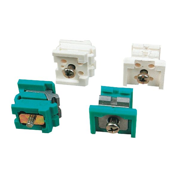 BEL01-E Fastening element for conductive connection, pre-mounted, green, 200pcs. loose parts in the box image 2