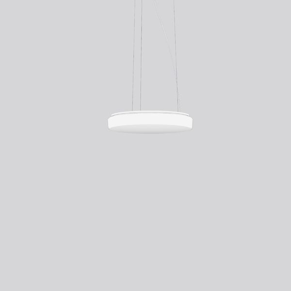 Flat Polymero Kreis Slim, 19 W, 1900 lm, 830, white, Phase-cut Pendant image 1