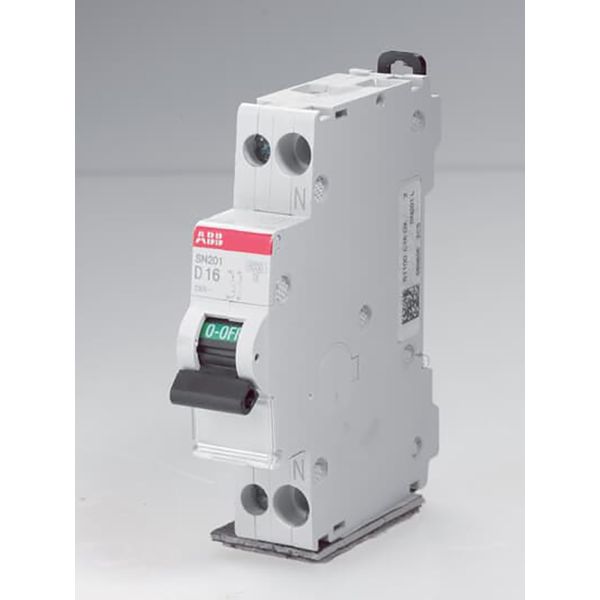 SN201-D6 Miniature circuit breaker - 1+NP - D - 6 A image 1
