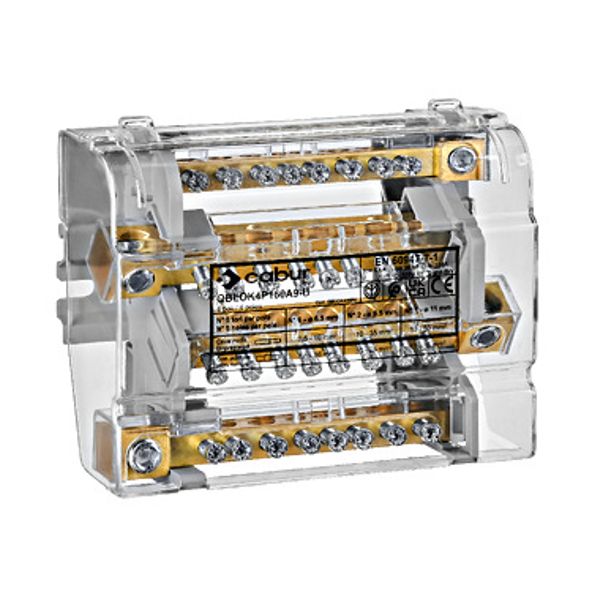 Main branch terminal,4-pole,160A,in.1x50mmý,out.2x35+6x16mmý image 1