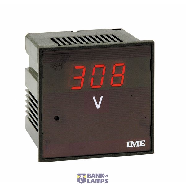Digital voltmeter DC DGQ72 (direct) - Input: 0÷100/0÷500V - Aux: 150÷250 Vdc image 1