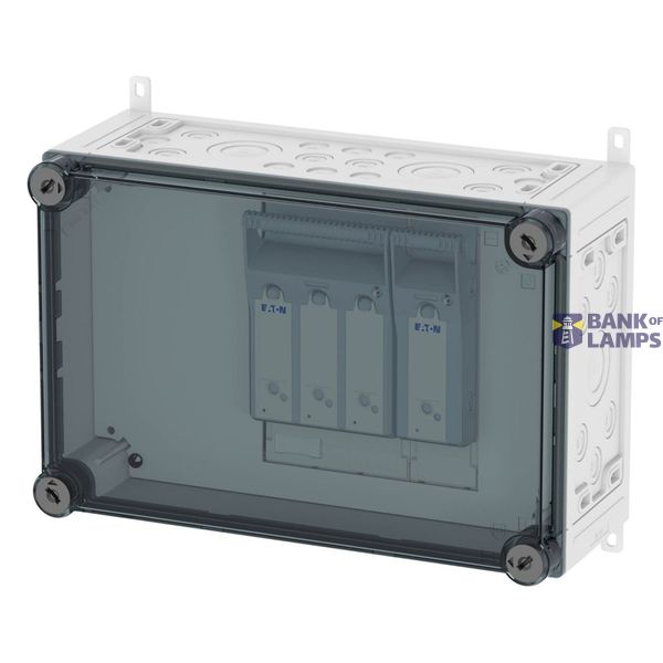 NH individual enclosure 1x XNH00, 3-pole+1-pole, incl. finger-protecti image 2