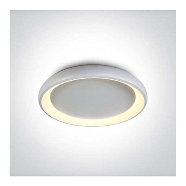 62144N/W/V WHITE PLAFO 50W CCTV IP20 230V DIMMABLE image 1