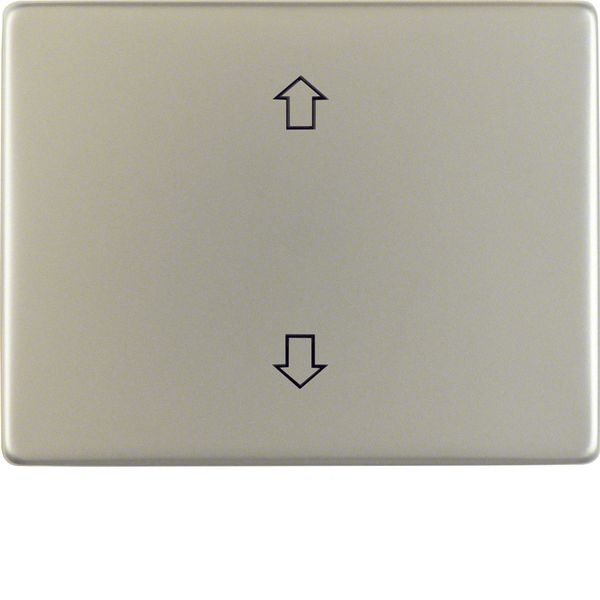 Rocker imprinted arrows symbol, arsys, stainless steel, metal matt fin image 1