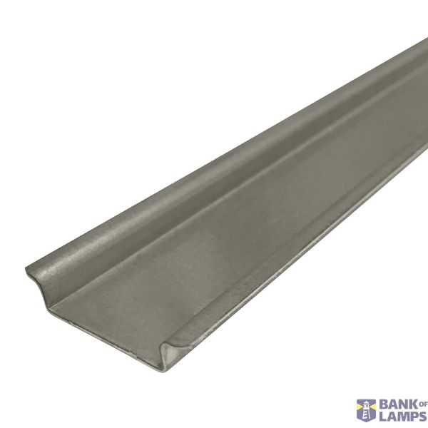 DIN-rail, sendzimir zinced, 3000x35x7.5mm (LxWxH) image 1