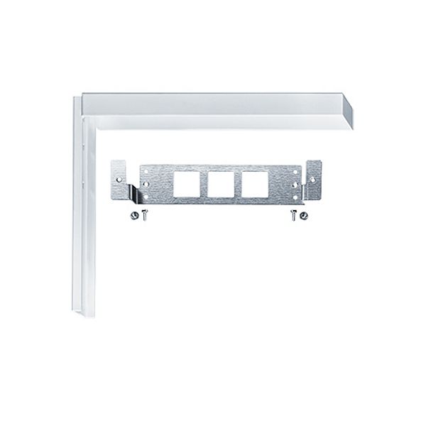 CROSSIGN 110 P MS90° bracket WH - Surface-mount bracket image 1