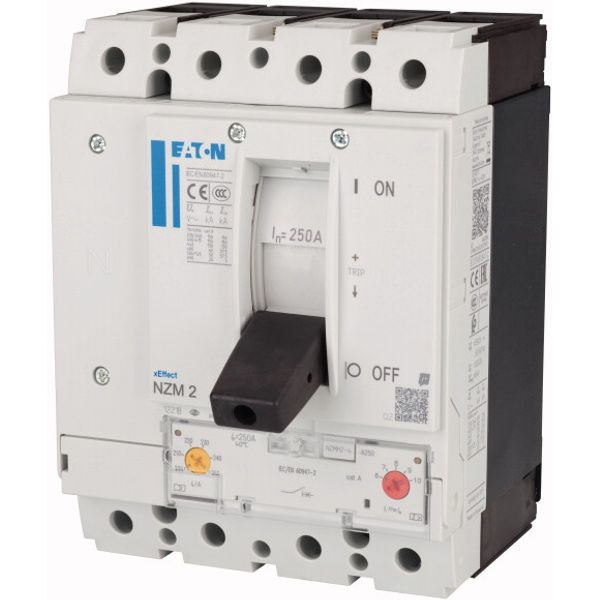 NZMH2-4-A250 Circuit-breaker, 4p, 250A image 3